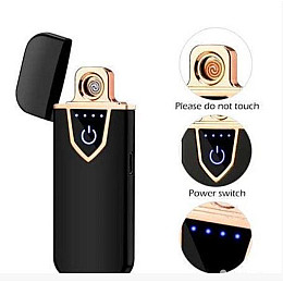 Зажигалка спиральная Lighter USB 711-6748 Черная