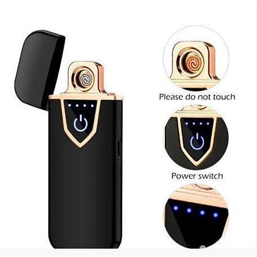 Зажигалка спиральная Lighter USB 711-6748 Черная