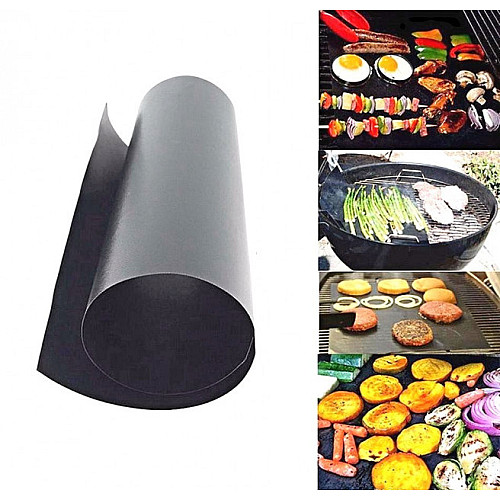 Антипригарний килимок для BBQ та гриля Чорний (n-777)