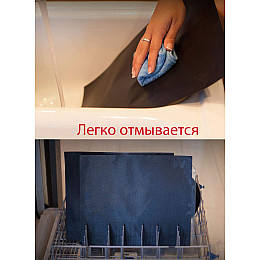 Антипригарний килимок для BBQ та гриля Чорний (n-777)