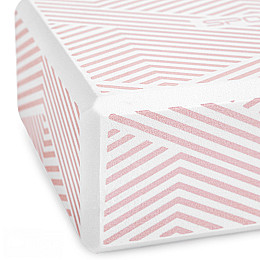 Блок для йоги Spokey Hana 23х15х8 см Бело-розовый