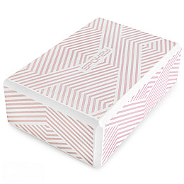 Блок для йоги Spokey Hana 23х15х8 см Бело-розовый