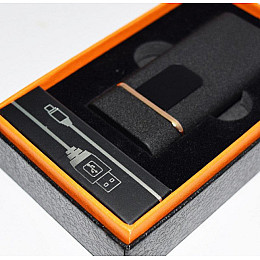 Зажигалка электроимпульсная Lighter USB 750 5402 Черная