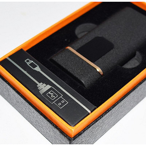 Зажигалка электроимпульсная Lighter USB 750 5402 Черная
