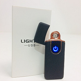Зажигалка спиральная USB ZGP 6 / 718-2/ 6746 Черная