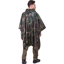 Дощовик плащ-намет Zelart TY-0548 107*145 см Камуфляж (MR11119)