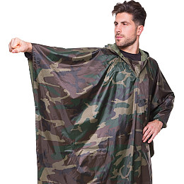 Дощовик плащ-намет Zelart TY-0548 107*145 см Камуфляж (MR11119)