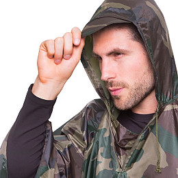 Дощовик плащ-намет Zelart TY-0548 107*145 см Камуфляж (MR11119)