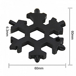 Мультитул викрутка 18 в 1 HMD Snowflake Wrench Tool