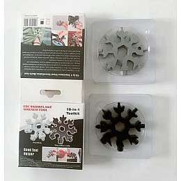 Мультитул викрутка 18 в 1 HMD Snowflake Wrench Tool