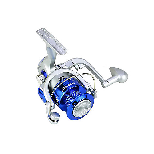 Катушка безынерционная Yumoshi SA 5000 Silver-Blue для спиннинга