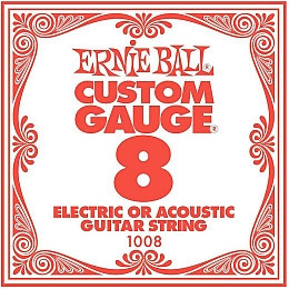 Струна Ernie Ball 1008 Plain Steel .008