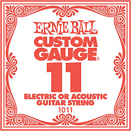 Струна Ernie Ball 1011 Plain Steel .011