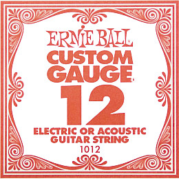 Струна Ernie Ball 1012 Plain Steel .012