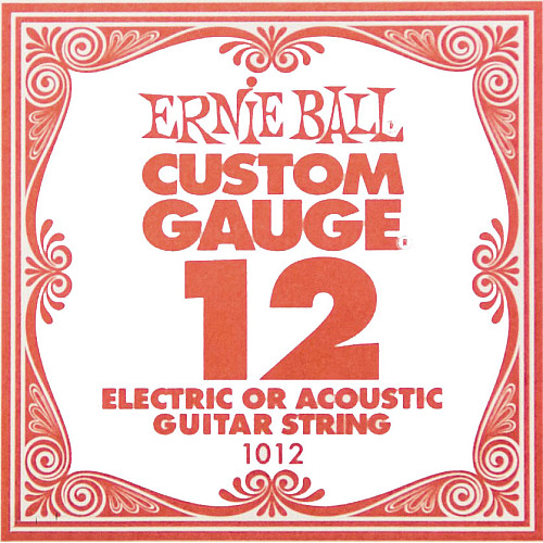 Струна Ernie Ball 1012 Plain Steel.012