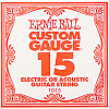 Струна Ernie Ball 1015 Plain Steel.015