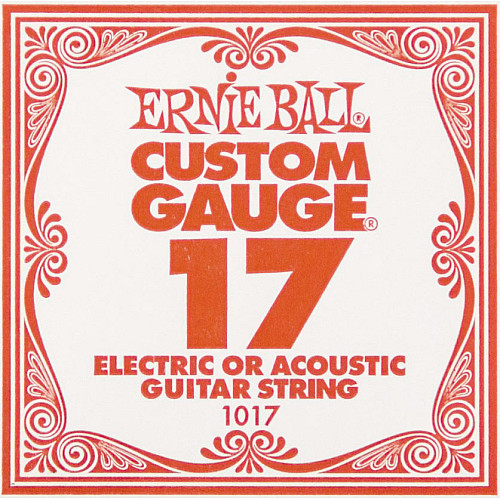 Струна Ernie Ball 1017 Plain Steel.017