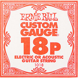 Струна Ernie Ball 1018 Plain Steel .018