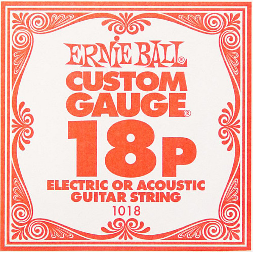 Струна Ernie Ball 1018 Plain Steel.018