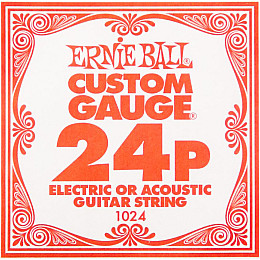 Струна Ernie Ball 1024 Plain Steel .024