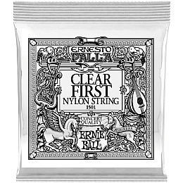Струна Ernie Ball 1501 Clear 1st Ernesto Palla Nylon Classical String .028
