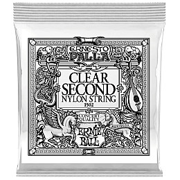 Струна Ernie Ball 1502 Clear 2nd Ernesto Palla Nylon Classical Guitar String .032
