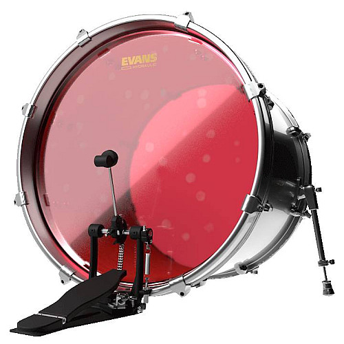 Пластик для бас-барабана Evans BD22HR 22 Hydraulic Red Bass