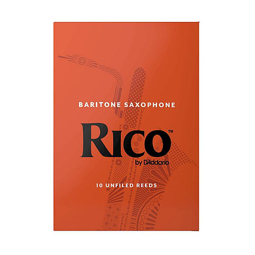 Трости для саксофона баритон D'Addario Rico RLA1025 - Baritone Sax #2.5 - 10-Pack