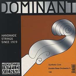 Струны для контрабаса Thomastik-Infeld 196 Dominant Synthetic Core 3/4 Orchestra Double Bass Strings Medium Tension