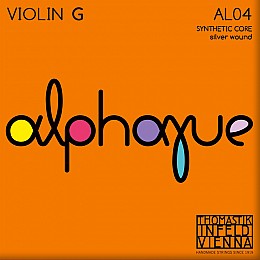 Струна Thomastik-Infeld AL04 Alphayue Synthetic Core Silver Wound 4/4 Violin G String Medium Tension