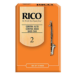 Трости для саксофона бас D'Addario Rico RFA1020 - Contrabass Clarnet Bass Saxophone #2.0 - 10-Pack