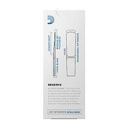 Тростини для кларнету бас D'Addario DER0530 Reserve Bass Clarinet Reeds #3.0 - 5-Pack