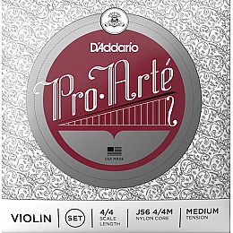 Струны для скрипки D'Addario J56 4/4M Pro-Arte Violin Strings Medium Tension