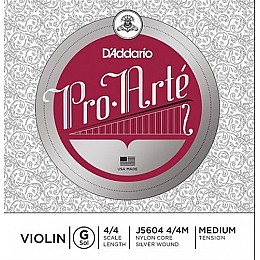 Струна D'Addario J5604 4/4M Pro-Arte Violin G String Medium Tension