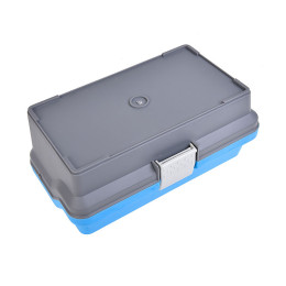 Ящик для риболовних снастей LEO 27878 32*19*14.5 см Blue (6917-25947)