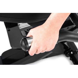 Горизонтальный велотренажер Hop-Sport HS-070L Helix серебристый iConsole+