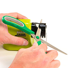 Точилка для ножей и ножниц электрическая Swifty Sharp WJ24 Green (do060-hbr)