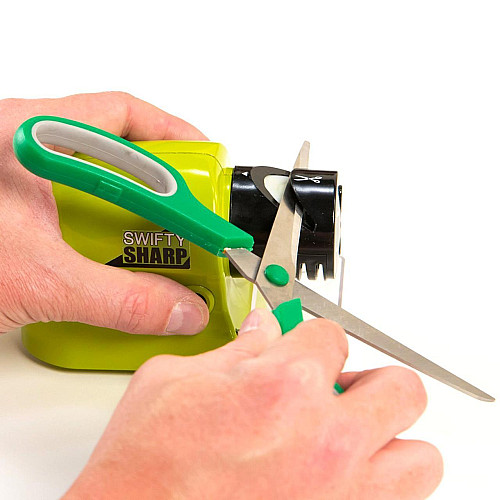 Точилка для ножів і ножиць електрична Swifty Sharp WJ24 Green (do060-hbr)