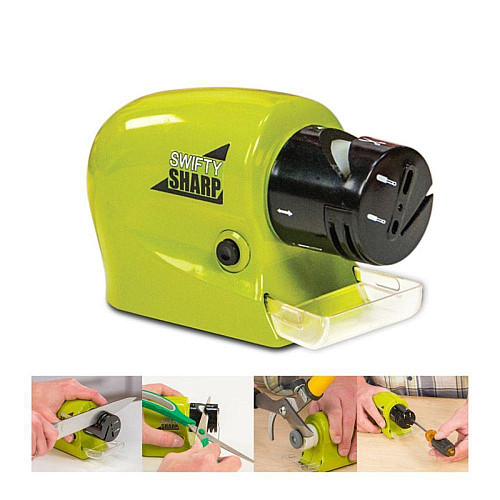 Точилка для ножів і ножиць електрична Swifty Sharp WJ24 Green (do060-hbr)