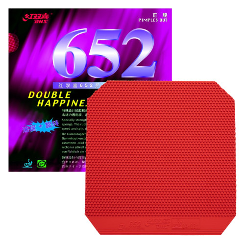 Накладка DHS 652 - Soft 2.2 мм Красный