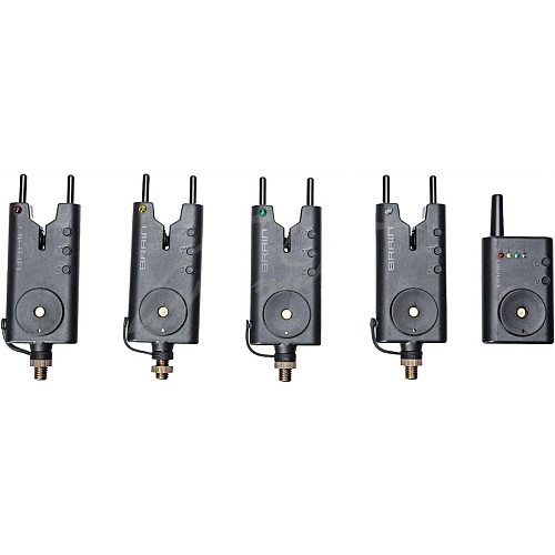 Індикатор клювання Brain fishing Набір Wireless Bite Alarm B-1 4+1 (1858.41.31)