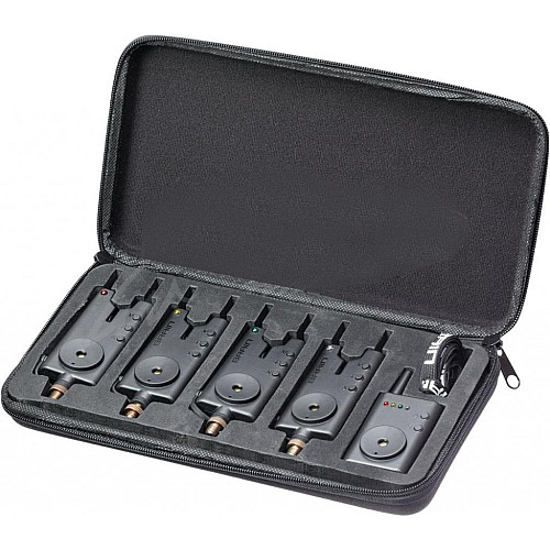 Індикатор клювання Brain fishing Набір Wireless Bite Alarm B-1 4+1 (1858.41.31)