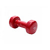 Гантели Profi M 0291 Виниловые 3кг Красный 1 штука (SKL0340)