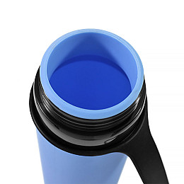 Складная силиконовая бутылка CUMENSS Blue 600 мл