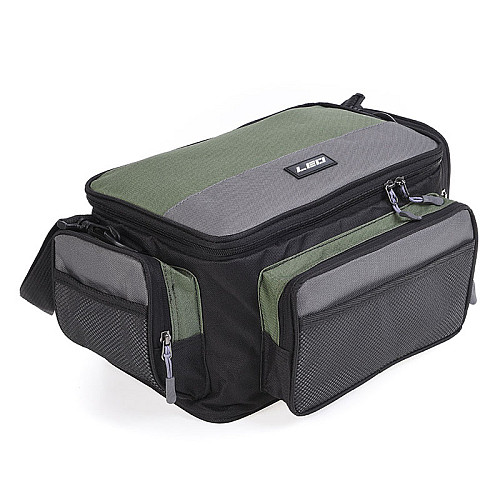 Сумка для рибальських снастей LEO 27993 Grey-Green 42*26*17 см