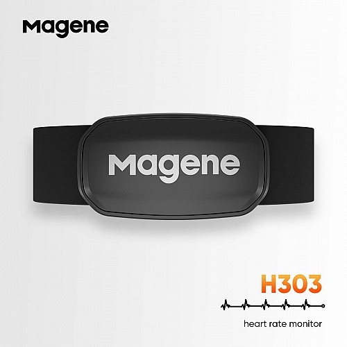 нагрудный датчик пульса Magene H303 Монитор сердечного ритма, Bluetooth BLE 4.0 и ANT+ для Garmin | Polar | Bryton | Wahoo | Lezyne | Apple Watch