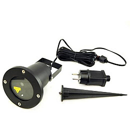 Проектор уличный лазерный двухцветный Star Light Outdoor Waterproof Laser 6 изображений с пультом управления и колышком для установки в грунт