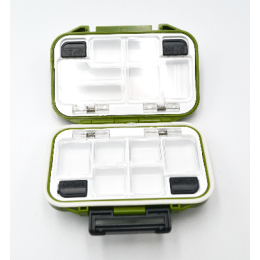 Рибальська коробка для снастей Stenson SF24115 11.5х7.7х3.5 см Олива