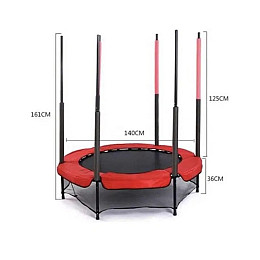 Батут детский Sky Jump 140 см с защитной сеткой