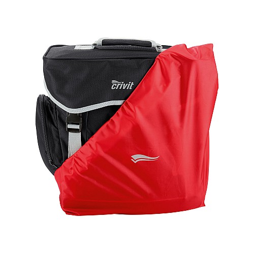 Велосумка з дощовиком Crivit Pannier Bag Чорний (IAN374191)